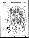 COOKTOP PARTS Diagram and Parts List for RBS138L  Frigidaire Cooktop