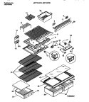 Part Location Diagram of 5303304708 Frigidaire FRONT-MEAT PAN
