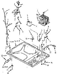 Part Location Diagram of 12635 Maytag Power cord
