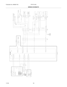 Wiring Diagram Diagram and Parts List for FFHT1514QW4  Frigidaire Refrigerator