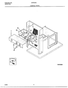 Control Parts Diagram and Parts List for 5079005A  Frigidaire Air Conditioner