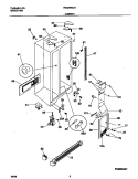 CABINET Diagram and Parts List for FRS26WQHW0  Frigidaire Refrigerator