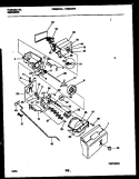 ICE DISPENSER Diagram and Parts List for FRS22XHAB0  Frigidaire Refrigerator