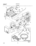 ICE MAKER Diagram and Parts List for GS23HSZCC2  Frigidaire Refrigerator