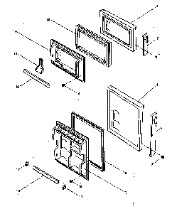 Door Parts Diagram and Parts List for 5648912821  Kenmore Refrigerator