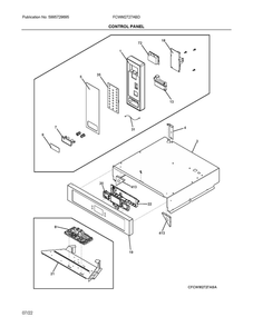 Part Location Diagram of 5304526533 Frigidaire SCREW