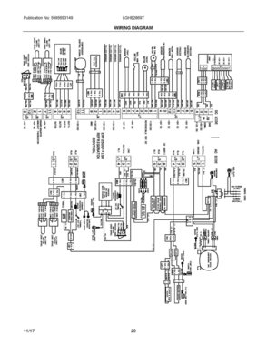 10 - WIRING DIAGRAM Diagram and Parts List for LGHB2869TD1  Frigidaire Refrigerator