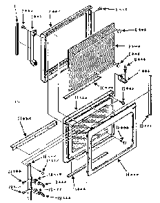 Part Location Diagram of 14375 Maytag Door sash