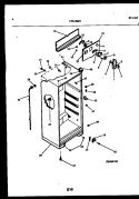 CABINET PARTS Diagram and Parts List for TPK180JN0D  Kelvinator Refrigerator