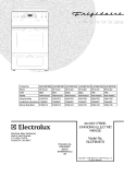COVER Diagram and Parts List for GLEFM397DSE  Frigidaire Range