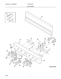 Part Location Diagram of 5304452797 Frigidaire Control,oven selector