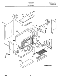 LOWER BODY Diagram and Parts List for TGO356BFW4  Frigidaire Range