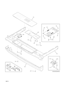 Part Location Diagram of 5304517821 Frigidaire HARNESS