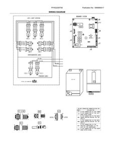 Wiring Diagram Diagram and Parts List for FFHG2250TS0  Frigidaire Refrigerator