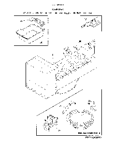 Ice maker Diagram and Parts List for 2537041341H  Kenmore Refrigerator