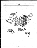 WRAPPER AND BODY PARTS Diagram and Parts List for 56-9431-10-02  Tappan Microwave
