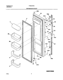 Part Location Diagram of 240451985 Frigidaire 23 DOOR-REFR