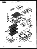 Part Location Diagram of 5303292860 Frigidaire FRONT-MEAT PAN