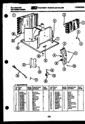 UNIT PARTS Diagram and Parts List for SH206D1QA  Kelvinator Air Conditioner