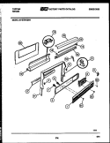 BACKGUARD Diagram and Parts List for 30-4979-00-04  Tappan Range
