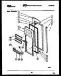 Part Location Diagram of G170619-03 Frigidaire HANDLE-DOOR