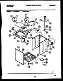 CABINET PARTS Diagram and Parts List for AW700KD2  Kelvinator Washer
