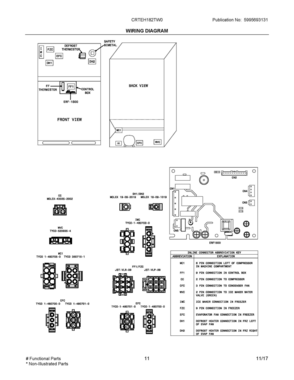 07 - WIRING DIAGRAM Diagram and Parts List for CRTEH182TW0  Frigidaire Refrigerator