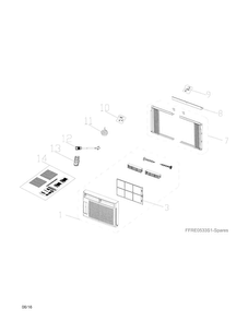 Part Location Diagram of 5304504974 Frigidaire PANEL
