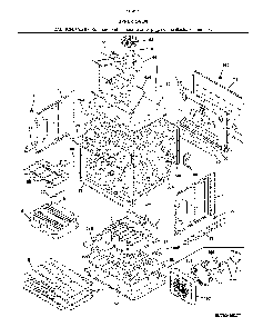 Upper oven Diagram and Parts List for 79049532317  Kenmore Wall Oven