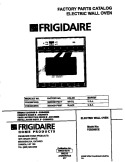 COVER Diagram and Parts List for FEB374CHTA  Frigidaire Wall Oven
