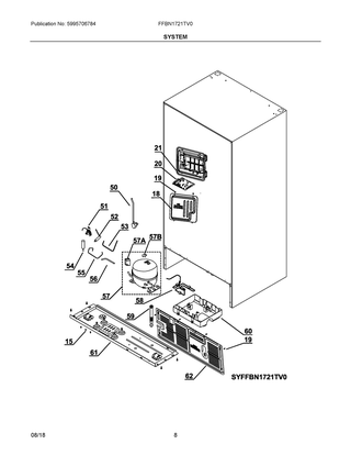 Part Location Diagram of 5304513800 Frigidaire VALVE