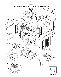Body Diagram and Parts List for 79042513315  Kenmore Range