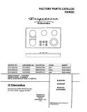 COVER Diagram and Parts List for GLEC36S8CBA  Frigidaire Cooktop