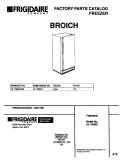COVER Diagram and Parts List for UL1793ECW6  Electrolux Freezer