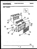 CABINET PARTS Diagram and Parts List for WAH09EP2T2  Frigidaire Air Conditioner