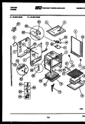 LOWER BODY PARTS Diagram and Parts List for 73-3957-23-09  Tappan Range