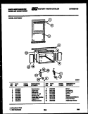 CABINET AND INSTALLATION PARTS Diagram and Parts List for AS277M2K7  Frigidaire Air Conditioner