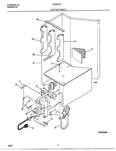 Control Parts Diagram and Parts List for 5339000  Frigidaire Air Conditioner