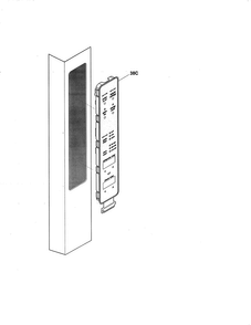 Controls Diagram and Parts List for 25370423415  Kenmore Refrigerator