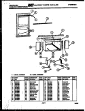 WINDOW MOUNTING PARTS Diagram and Parts List for AR22NS5E2  Frigidaire Air Conditioner