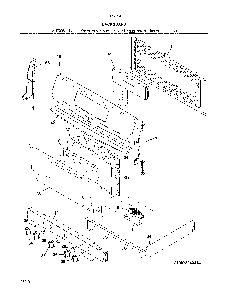 Backguard Diagram and Parts List for 79078049414  Kenmore Range