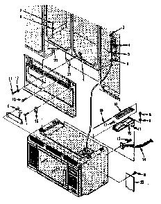 Part Location Diagram of 13861 Maytag KIT,FAN,FILTER & SEAL xREPLACE