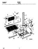SYSTEM Diagram and Parts List for FRT22RGCW5  Frigidaire Refrigerator