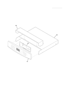 Control Panel Diagram and Parts List for EW27MC65JW2  Electrolux Microwave Oven Combo