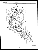 ICE DISPENSER Diagram and Parts List for WRS24WRAW1  Frigidaire Refrigerator