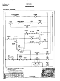 WIRING DIAGRAM Diagram and Parts List for WEF357BAWA  Frigidaire Range