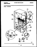 SYSTEM AND AUTOMATIC DEFROST PARTS Diagram and Parts List for FFU16F6AW5  Frigidaire Freezer