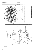 SYSTEM Diagram and Parts List for FFU17D7HW2  Frigidaire Freezer