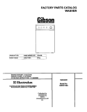 COVER Diagram and Parts List for GWS1749AS1  Gibson Washer