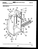CABINET PARTS Diagram and Parts List for FPES18TLL4  Frigidaire Refrigerator